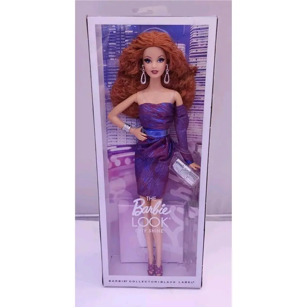 The Barbie Look City Shine Model Muse Doll 2014 Redhead Rooted Eyelashes