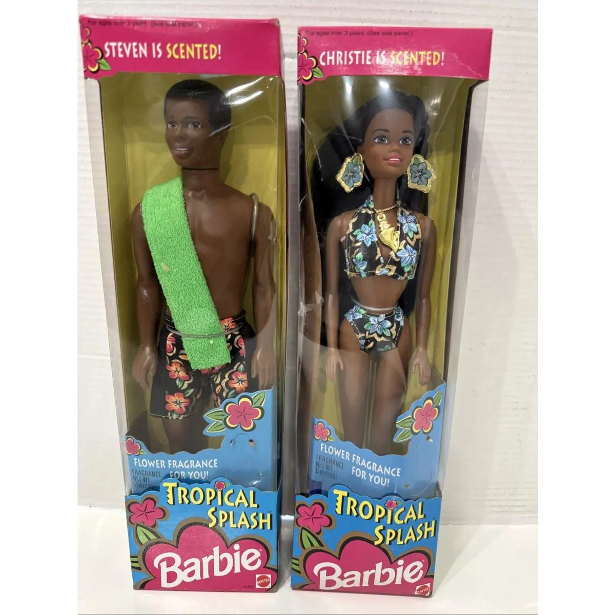 aa Tropical Splash Barbie Ken 12451 12452