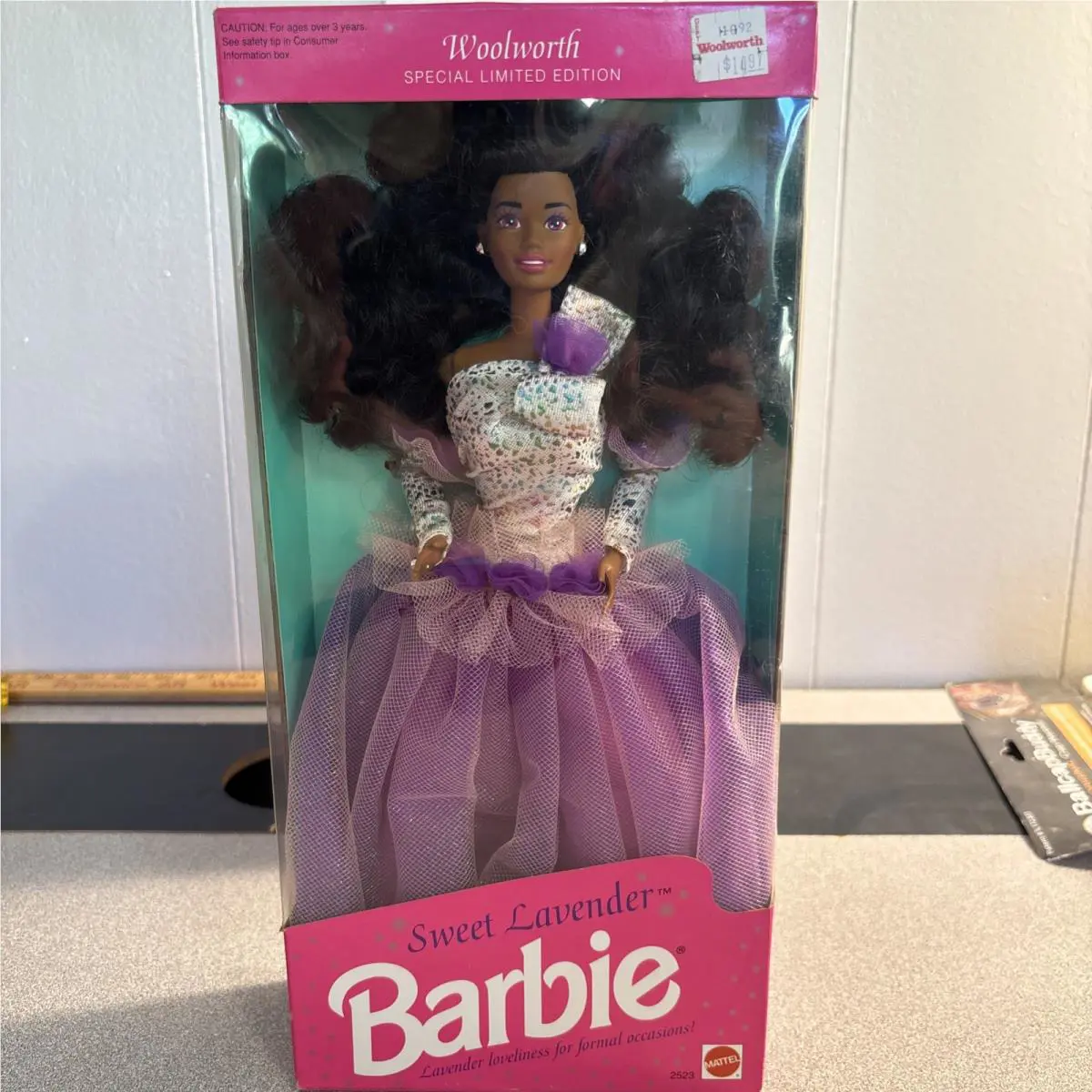Vtg Sweet Lavender Barbie 2523 Woolworth Special Limited Ed African American