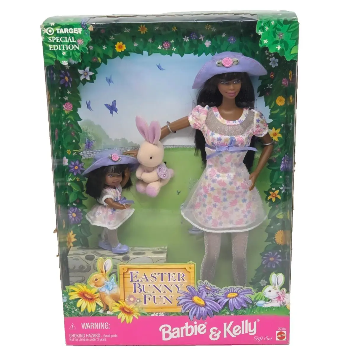 Vintage 1998 Barbie Kelly Easter Bunny Fun Gift Set 21187