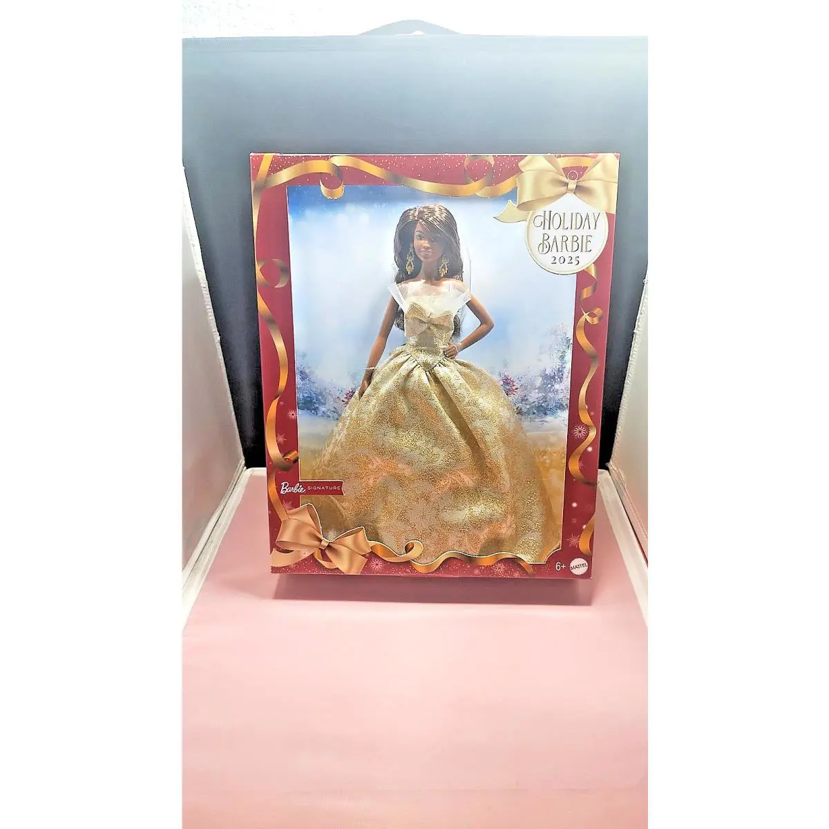 2025 Holiday Barbie African American Signature Collector Doll Pristine Box