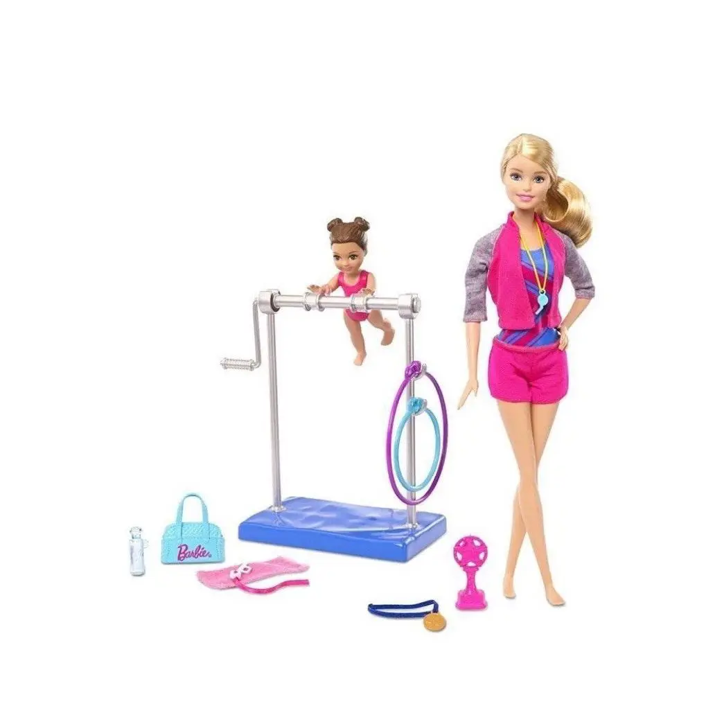 2015 Barbie Gymnastics Coach Playset