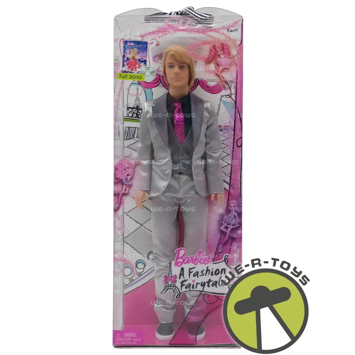 Barbie A Fashion Fairytale Ken Male Doll In Suit 2009 Mattel T2568