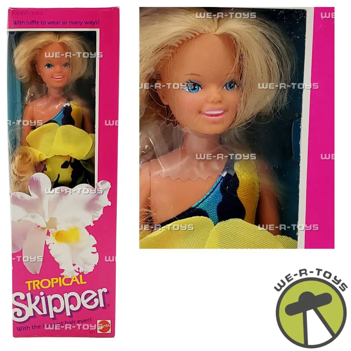 Barbie Tropical Skipper Doll 1985 Mattel Item No 1021