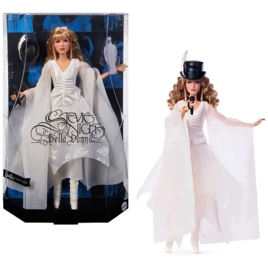 Barbie Stevie Nicks Bella Donna Doll In White Dress Mattel Toys Collectible