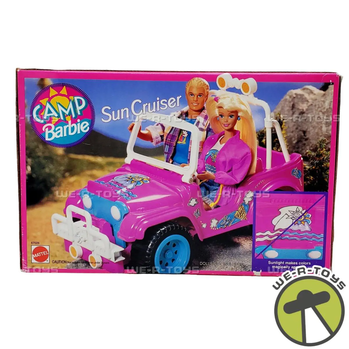 Barbie Sun Cruiser Car Mattel 1993 Item No 67026