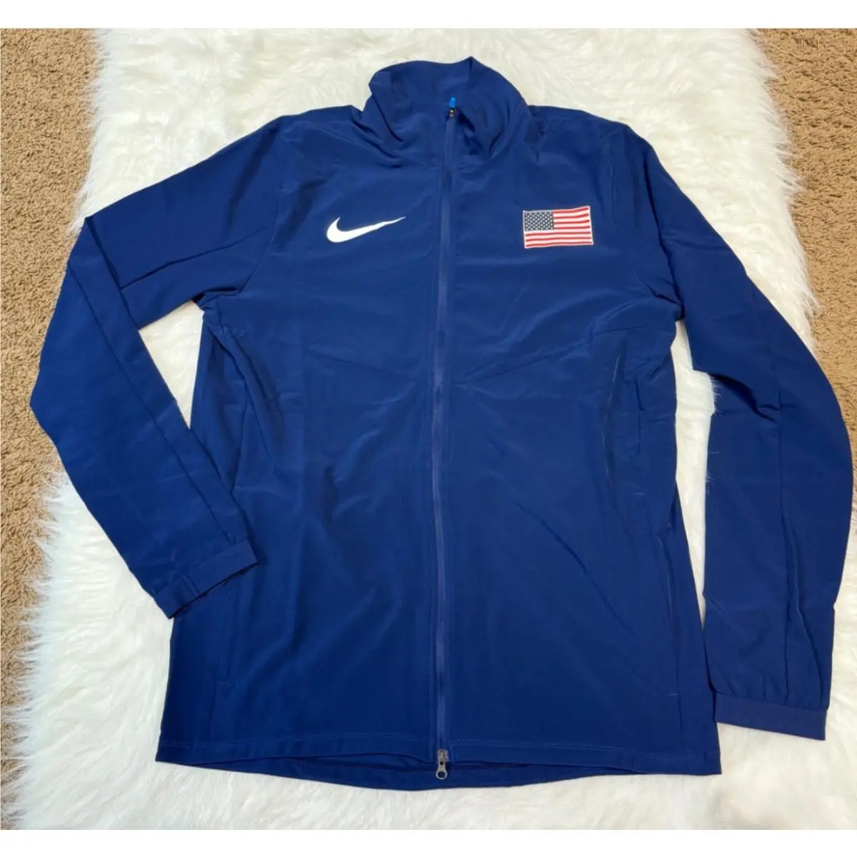 Usa International Team Pro Elite Blue Size Medium Track Jacket CV0293-492 by Nike
