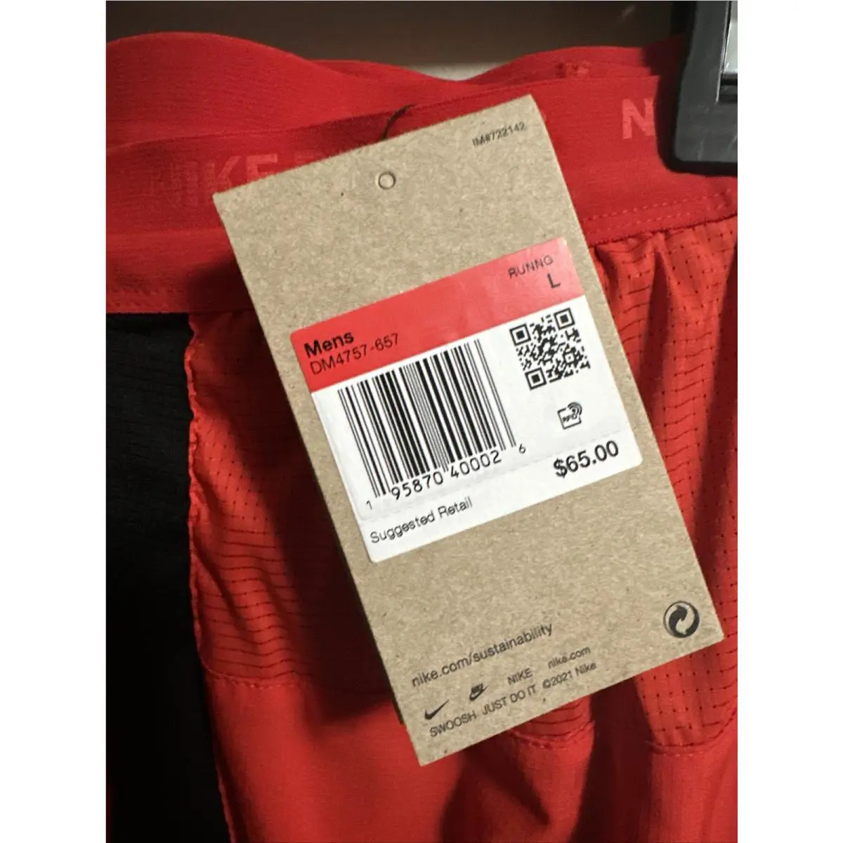 Nike clothing - Flex Stride - Flex Stride - DM4757657NWT - Red (UPC: 195242132586) 0