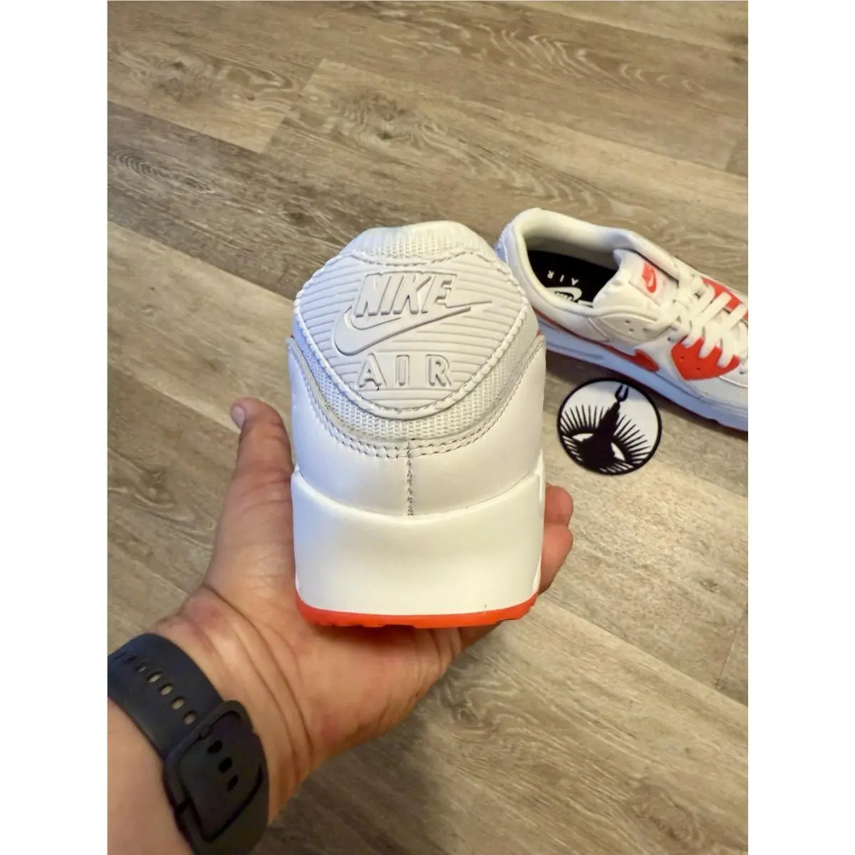 Nike shoes - Nike Air Max 90 - Air Max - HQ3691-900 - White / Bright Crimson (UPC: 198480003625) 0