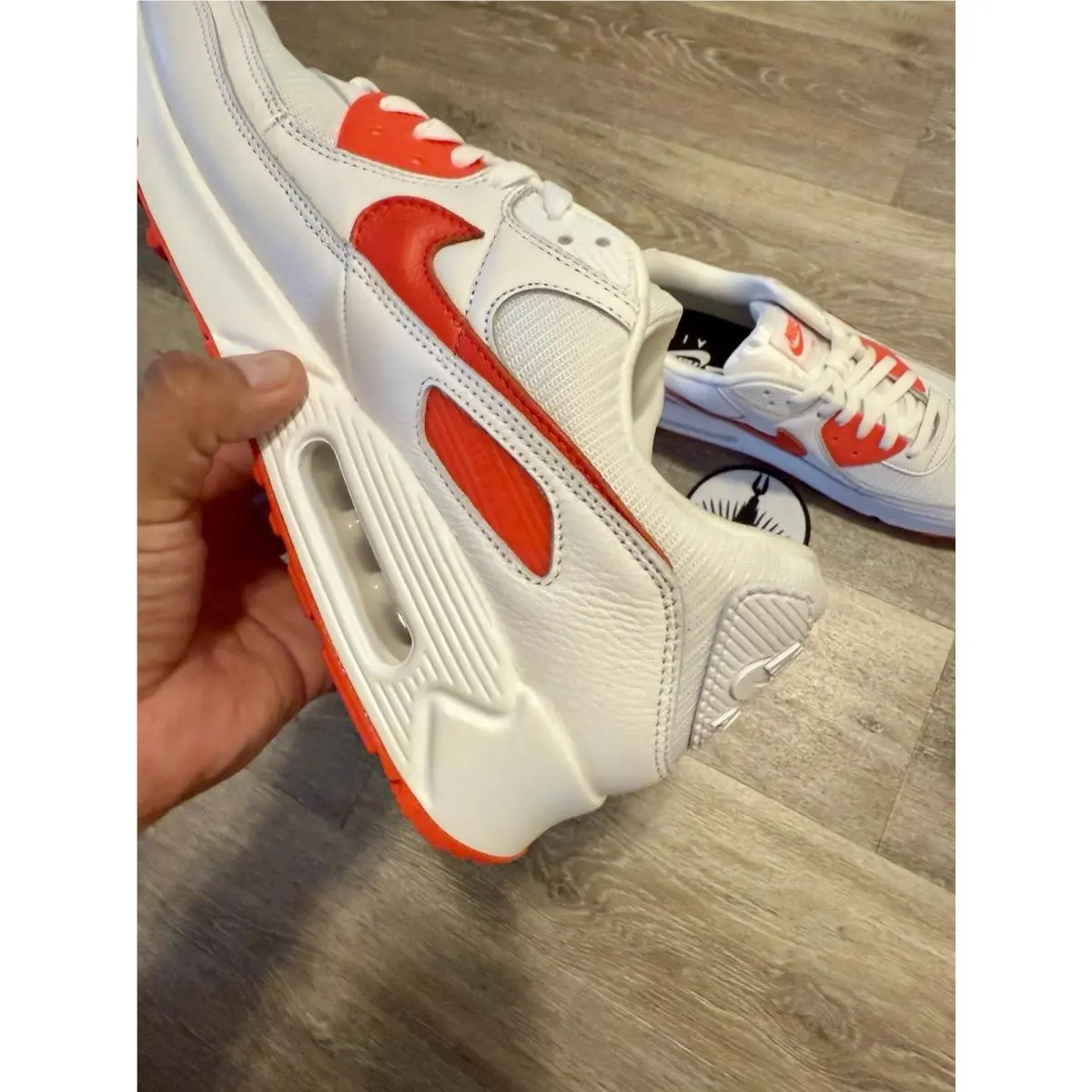 Nike shoes - Nike Air Max 90 - Air Max - HQ3691-900 - White / Bright Crimson (UPC: 198480003625) 1