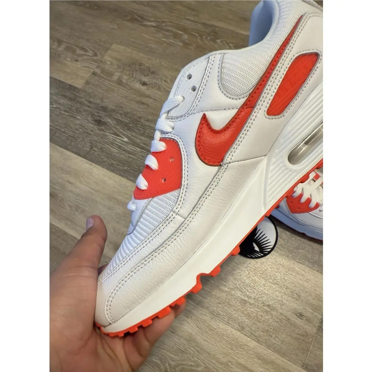 Nike shoes - Nike Air Max 90 - Air Max - HQ3691-900 - White / Bright Crimson (UPC: 198480003625) 2