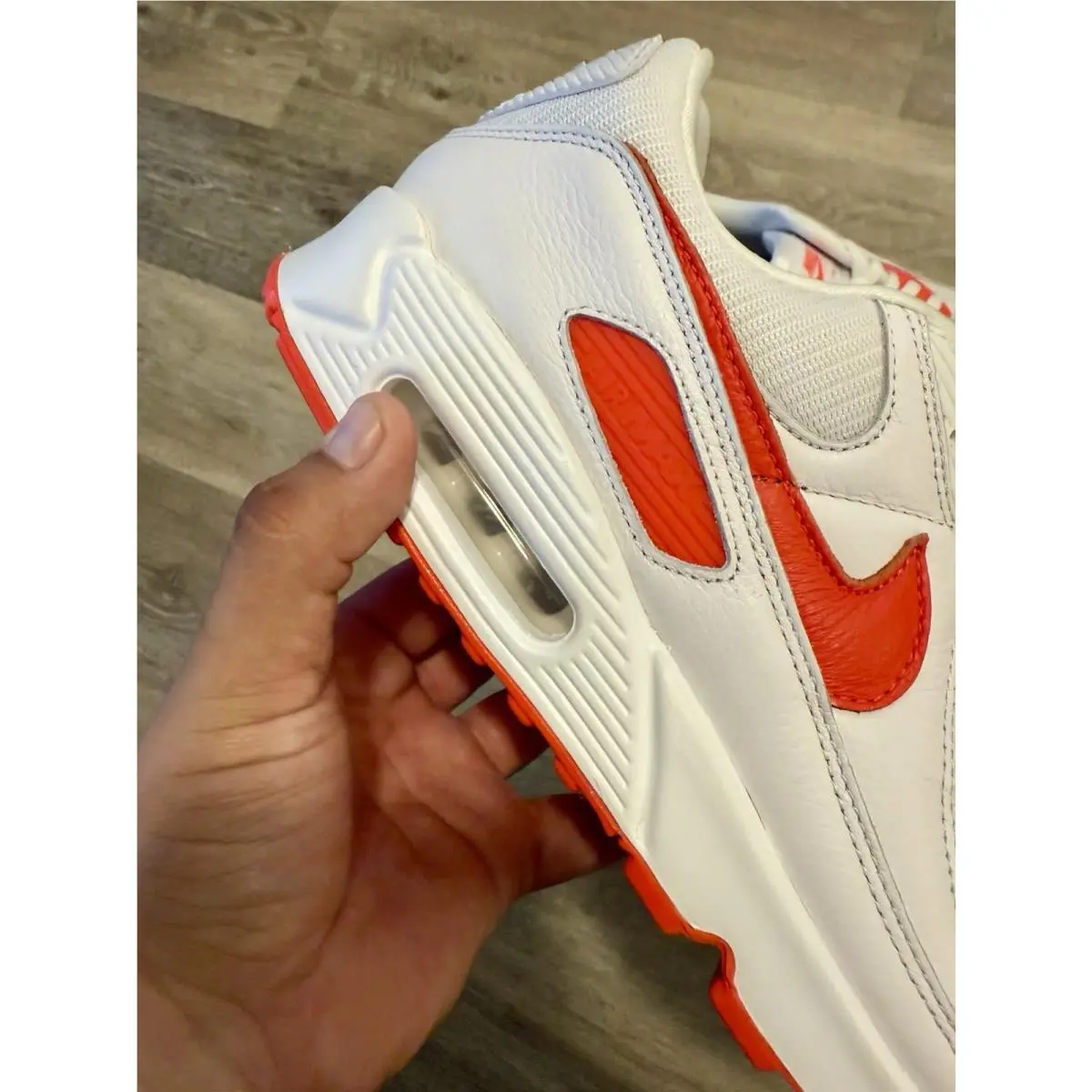 Nike shoes - Nike Air Max 90 - Air Max - HQ3691-900 - White / Bright Crimson (UPC: 198480003625) 7