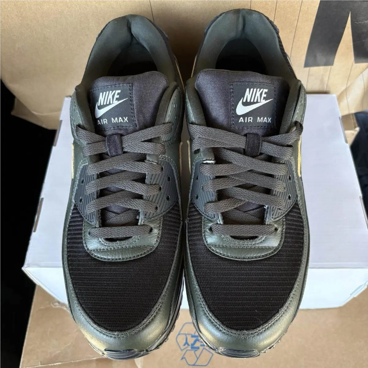 Nike shoes - Air Max 90 - Air Max - HQ3691 900 - White / Black-Grey (UPC: 198480000501) 2