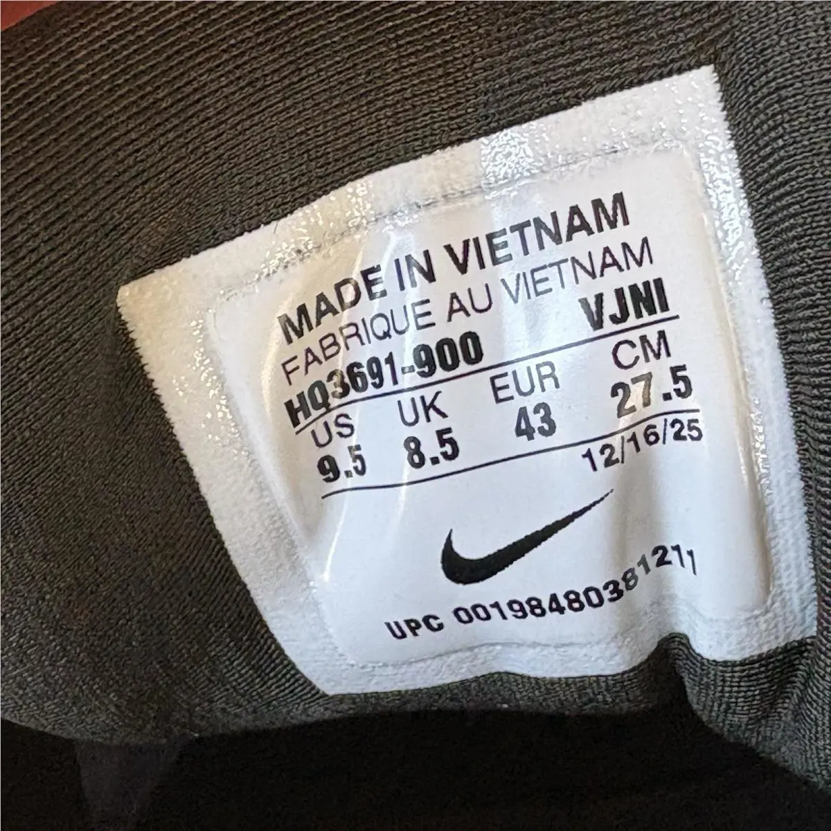 Nike shoes - Air Max 90 - Air Max - HQ3691 900 - White / Black-Grey (UPC: 198480000501) 5