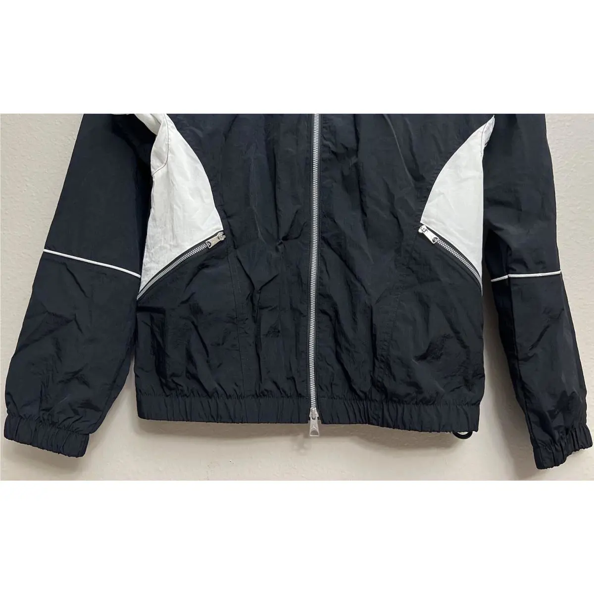 Nike clothing - Nike Air Jordan Essentials Warm Up Jacket - DV7624-010 - Black (UPC: 196155373066) 1