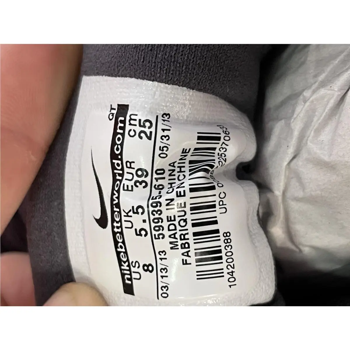 Nike shoes - Nike LunarGlide 5 - LunarGlide - 599395 - Gray/Purple 23