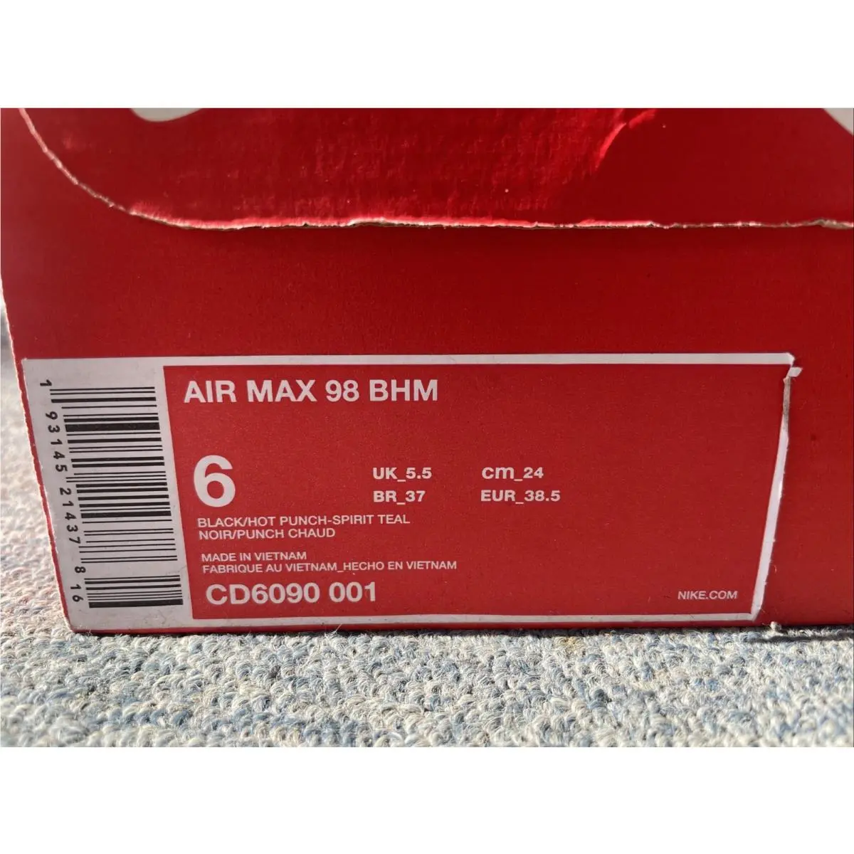 Nike shoes - Nike Air Max 98 - Air Max - CD6090-001 - Multicolor 4