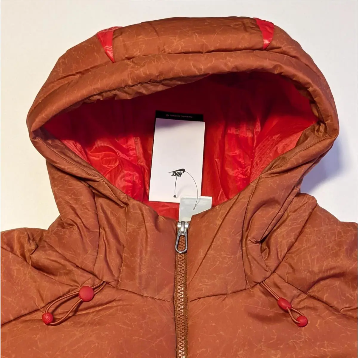 Nike clothing - Nike Project FROG Insulated Puffer Jacket - HJ6934-246 - Multicolor, Manufacturer: Dark Russet/Deep Night Blue/Light Crimson (UPC: 197859988525) 1
