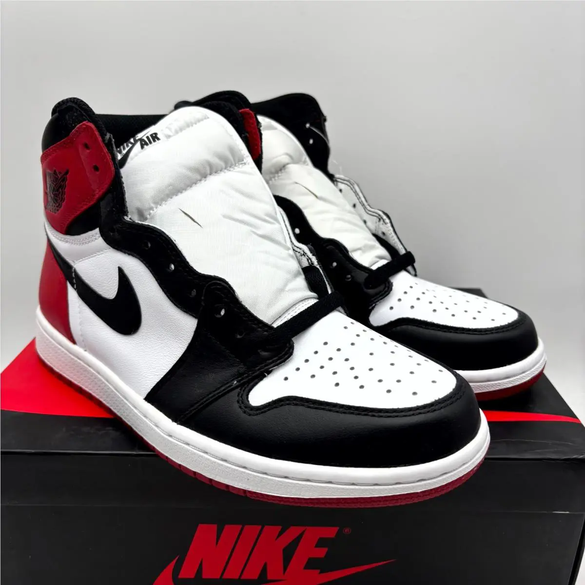 Nike shoes - Nike Air Jordan 1 Retro 555088-125 - 555088-125 - White Red Black (UPC: 884500941571) 0