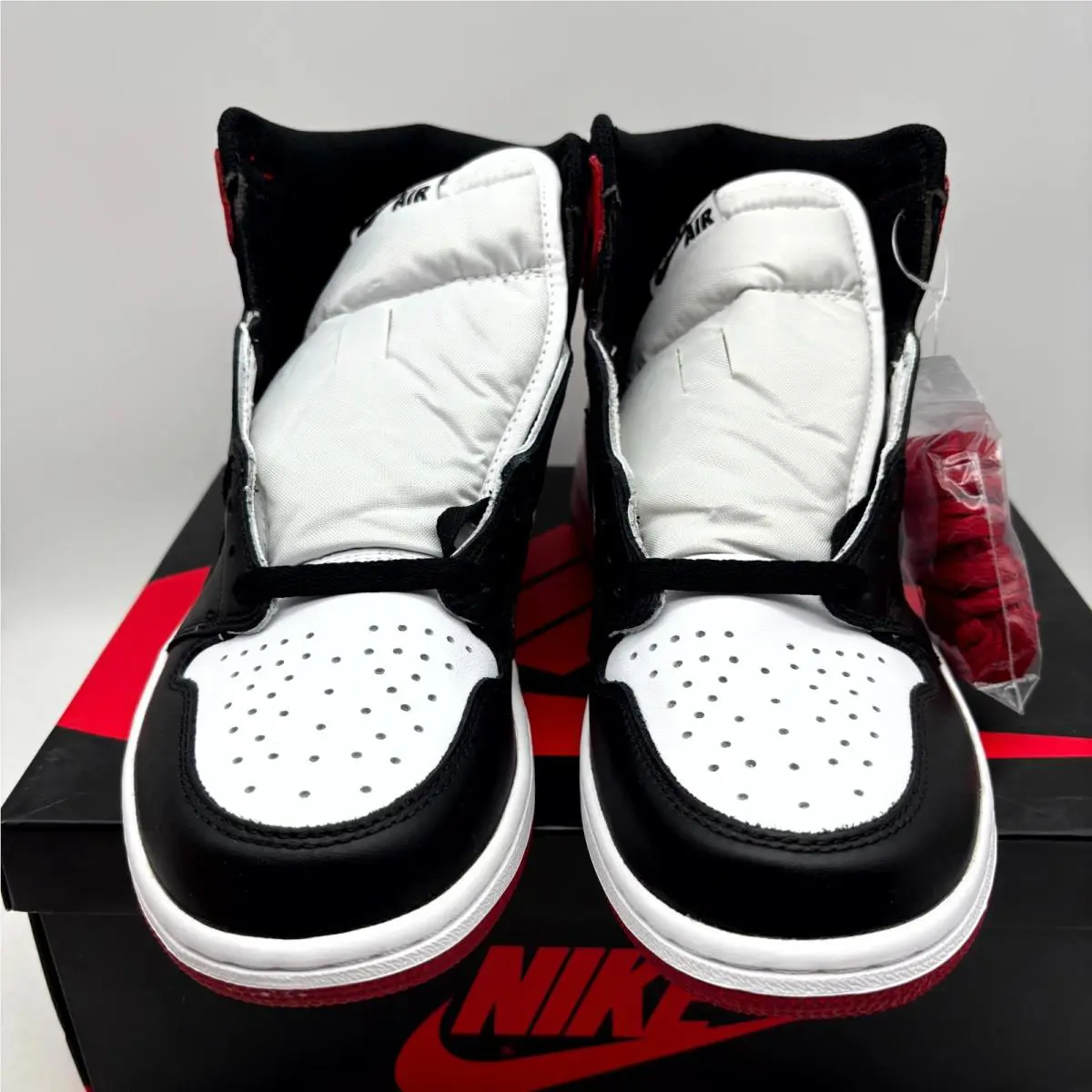 Nike shoes - Nike Air Jordan 1 Retro 555088-125 - 555088-125 - White Red Black (UPC: 884500941571) 1
