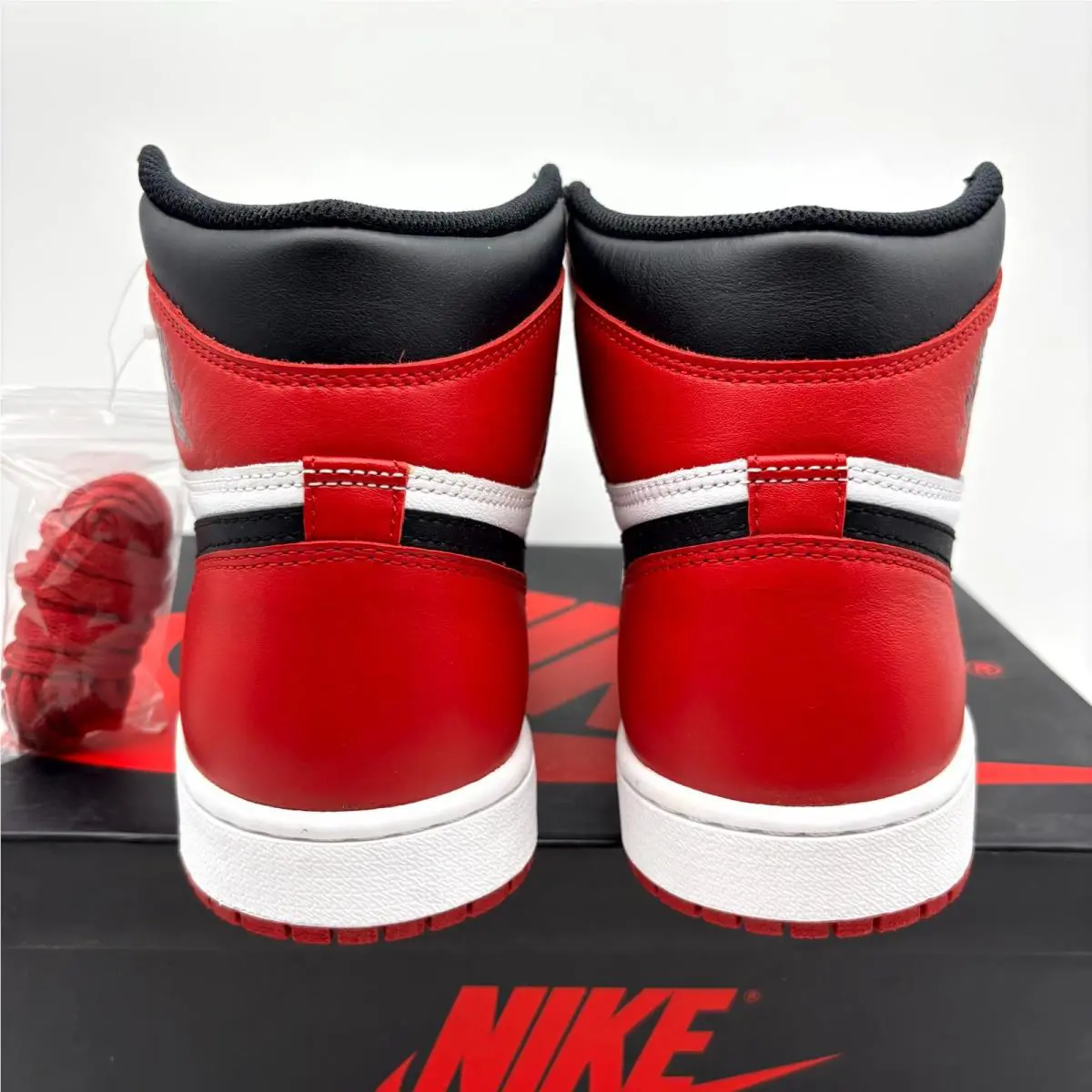 Nike shoes - Nike Air Jordan 1 Retro 555088-125 - 555088-125 - White Red Black (UPC: 884500941571) 2