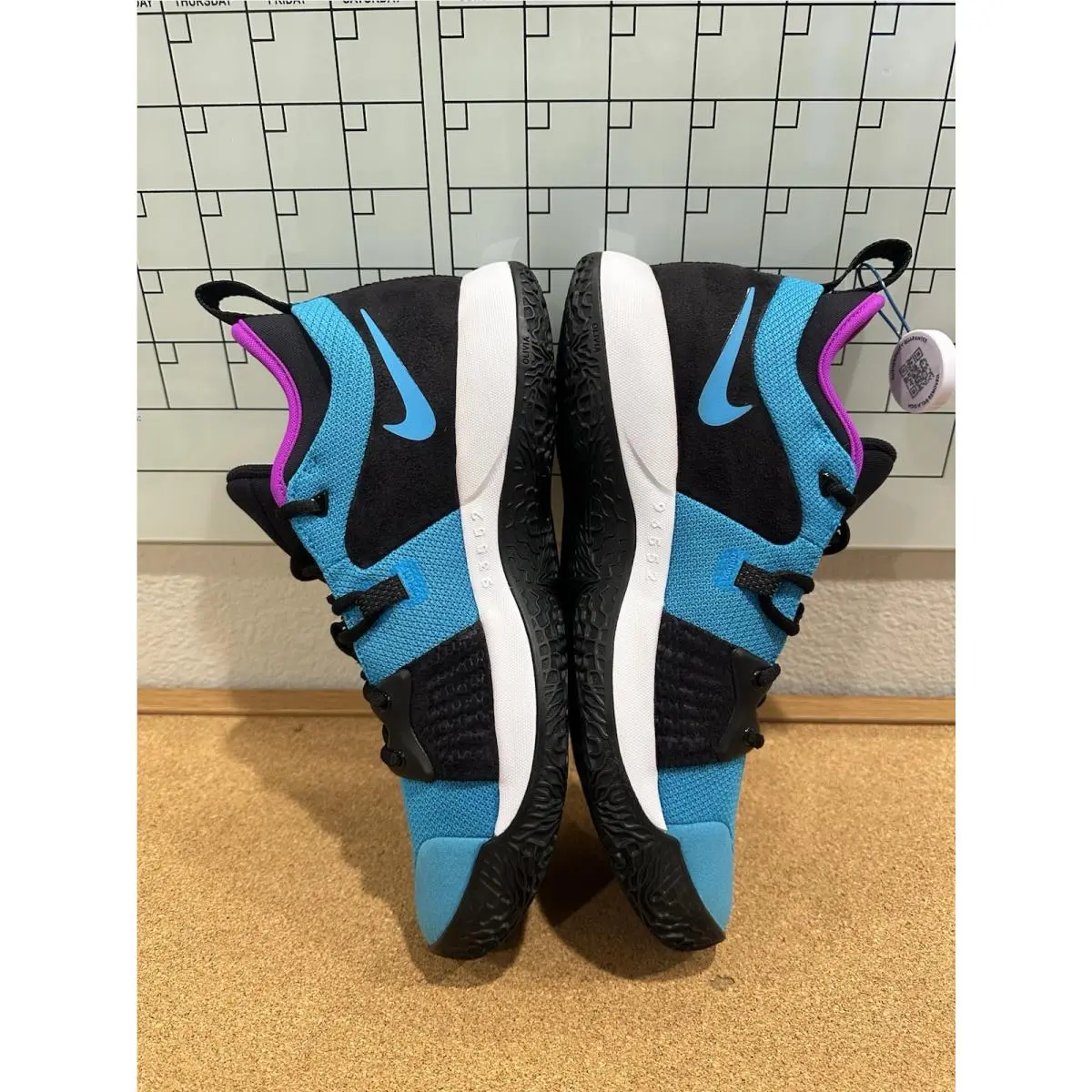 Nike shoes - Nike PG 2 - AJ2039-402 - Blue, Manufacturer: Blue Lagoon/Hyper Violet-White-Black (UPC: 0191884006223) 2