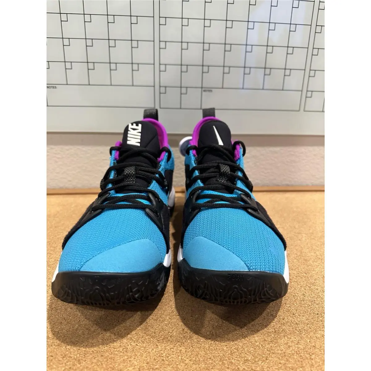 Nike shoes - Nike PG 2 - AJ2039-402 - Blue, Manufacturer: Blue Lagoon/Hyper Violet-White-Black (UPC: 0191884006223) 4