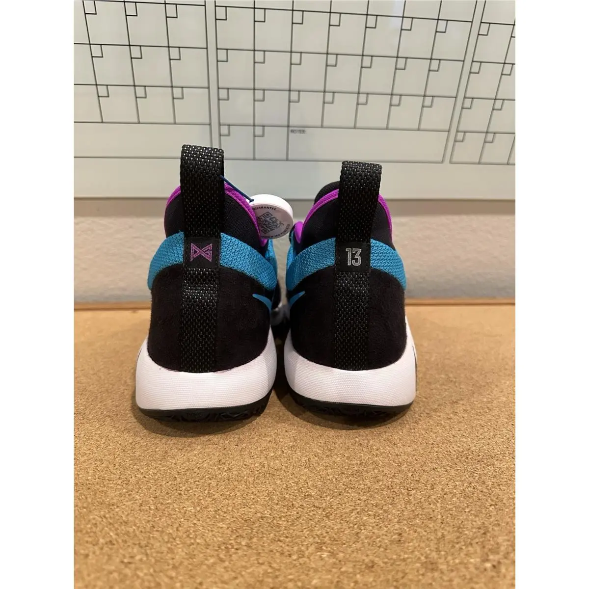 Nike shoes - Nike PG 2 - AJ2039-402 - Blue, Manufacturer: Blue Lagoon/Hyper Violet-White-Black (UPC: 0191884006223) 5