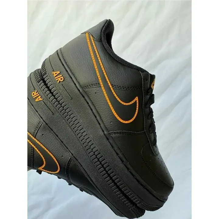Nike shoes - Nike Air Force 1 Low - BLACK / SUNDIAL 1