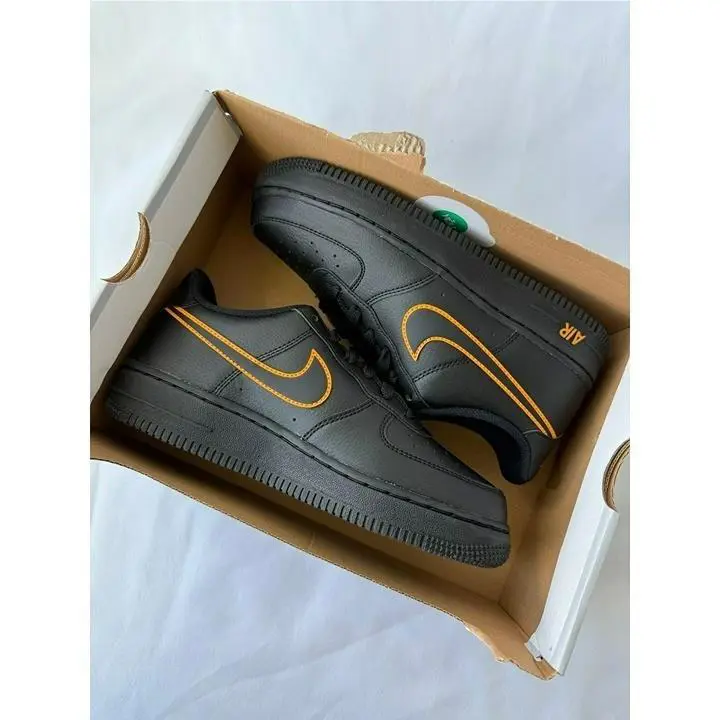 Nike shoes - Nike Air Force 1 Low - BLACK / SUNDIAL 4