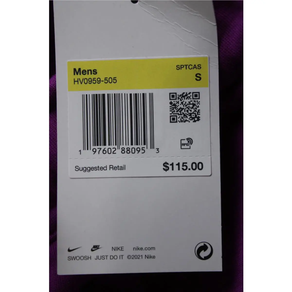 Nike clothing - Nike Tech - Tech - HV0959-505 HV0959505 - Purple (UPC: 197602944822) 2