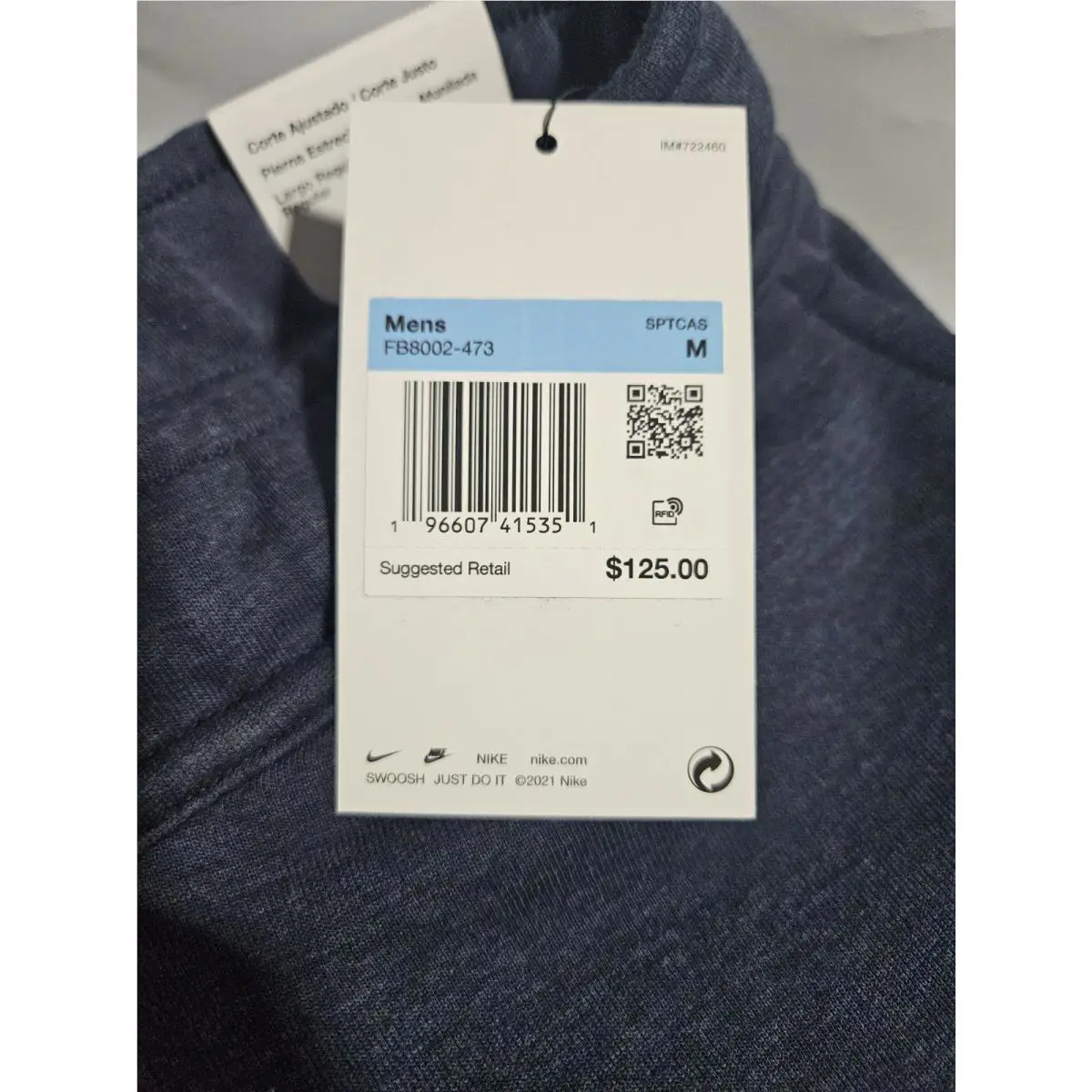 Nike clothing - Nike Tech - Tech - FB8082 - Blue 4