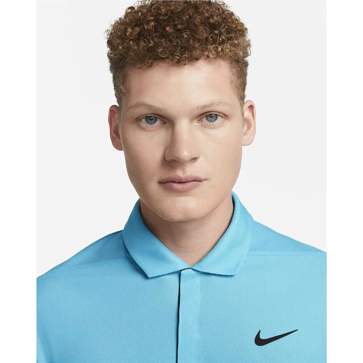 Nike clothing - Tiger Woods Dri Fit ADV Polo - Baltic Blue / Blue Chill / Black 5