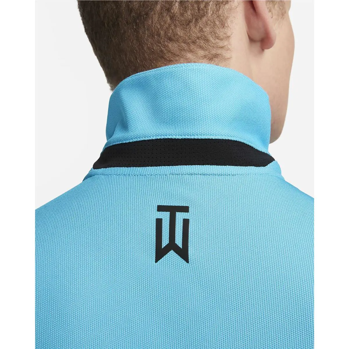 Nike clothing - Tiger Woods Dri Fit ADV Polo - Baltic Blue / Blue Chill / Black 6