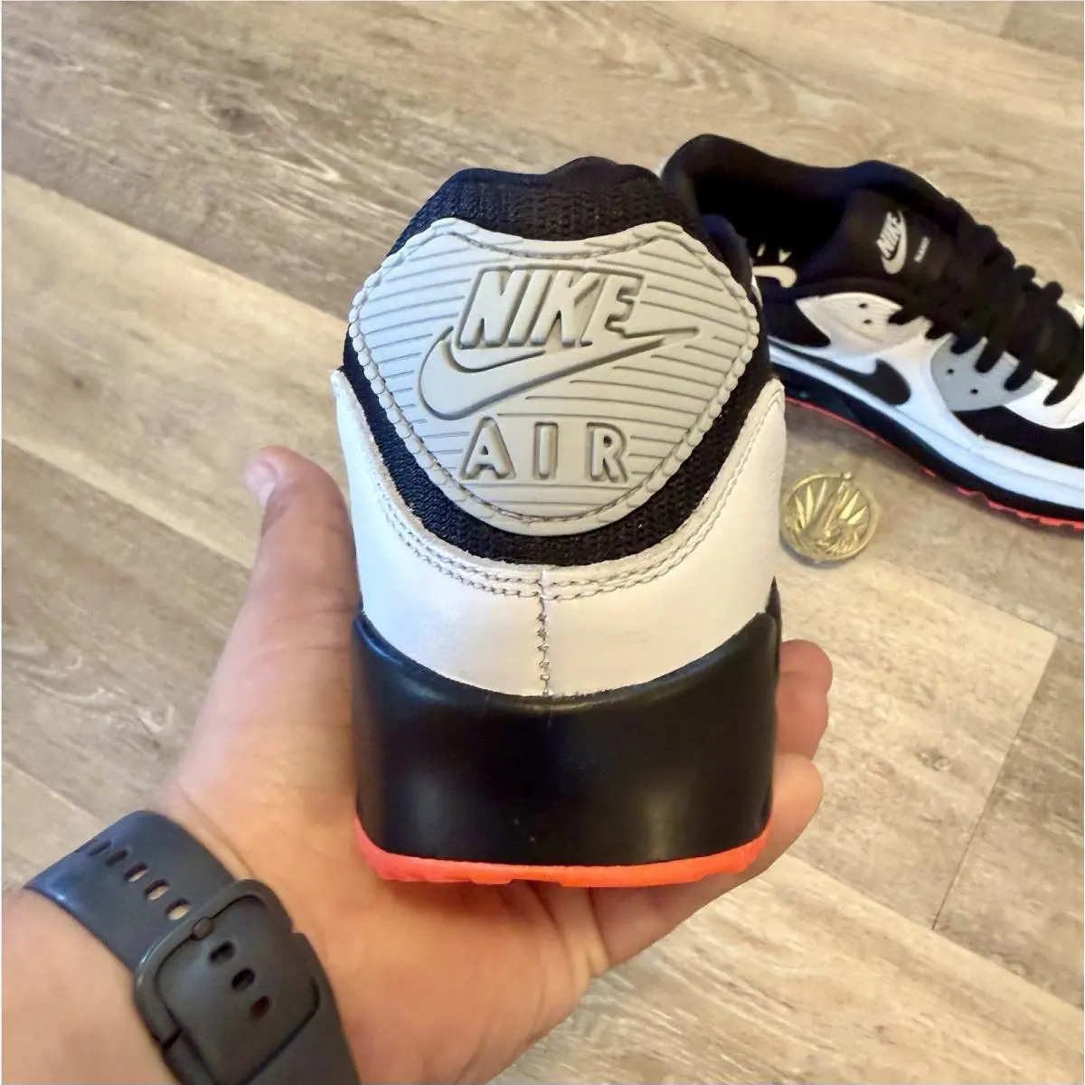 Nike shoes - Nike Air Max 90 NBY - HQ3712-900 - White / Black / Bright Crimson (UPC: 198480331582) 0