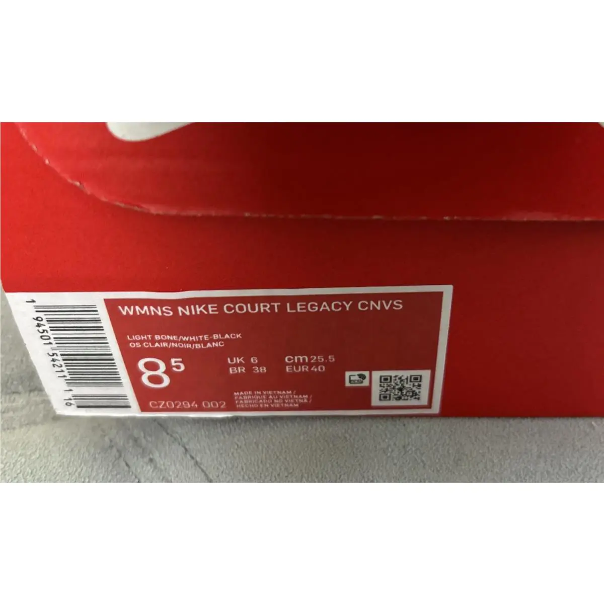 Nike shoes - Nike Court Legacy - Court Legacy - CZ0294-002 - Light Bone White 9