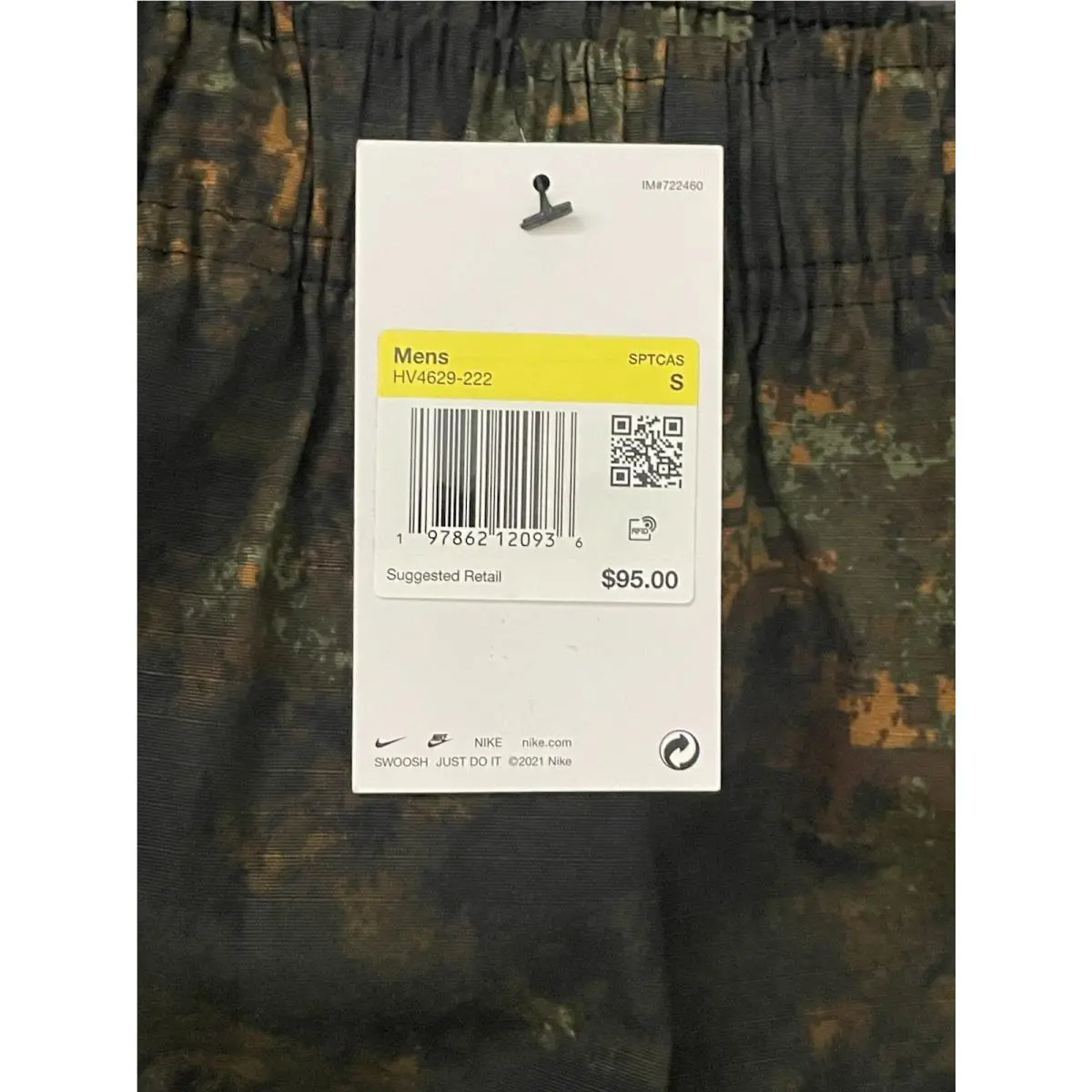 Nike clothing - Nike NSW Project Air Play Digital Camo AOP - HV4629-222 - Multicolor (UPC: 0197862120936) 4
