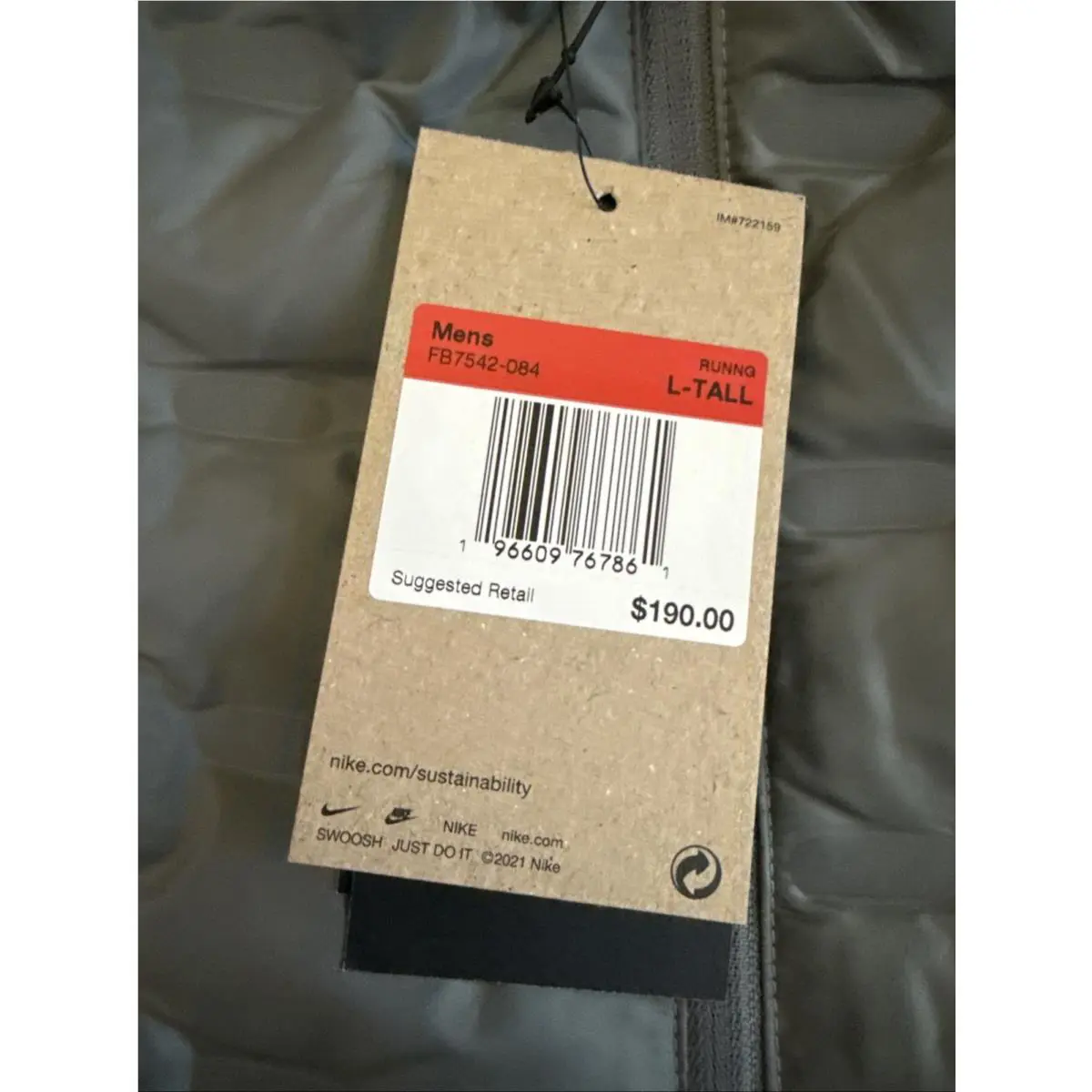 Nike clothing - Nike Therma-FIT - Gray (UPC: 196609767861) 3