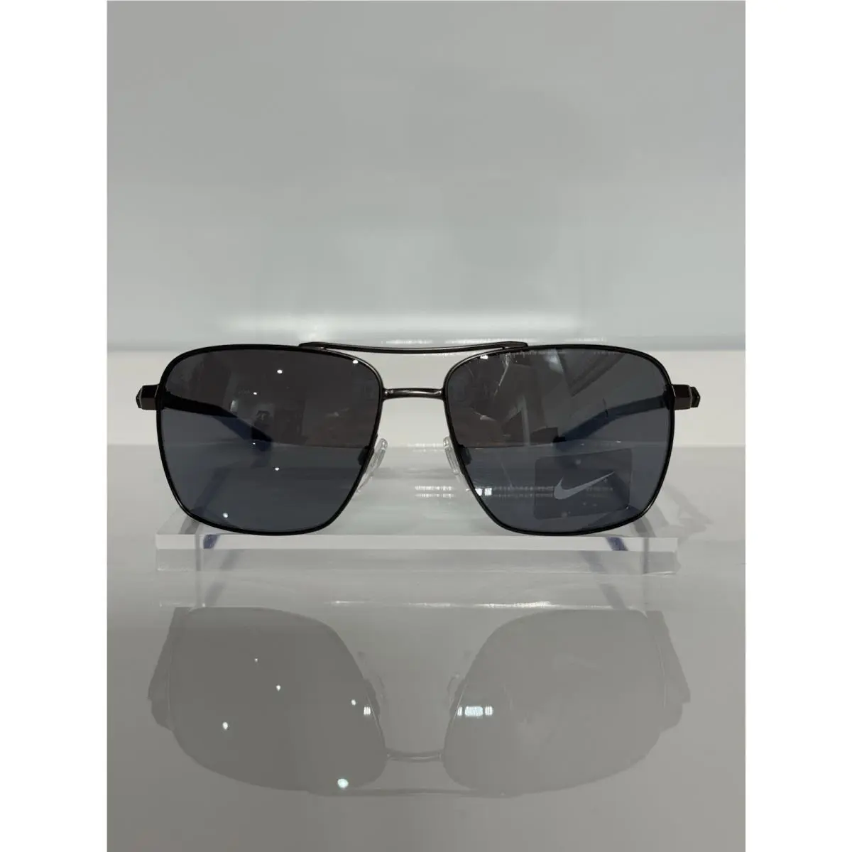 Nike Club Premier DQ0798 993 Gray W. Silver Flash Gray Sunglasses 58mm