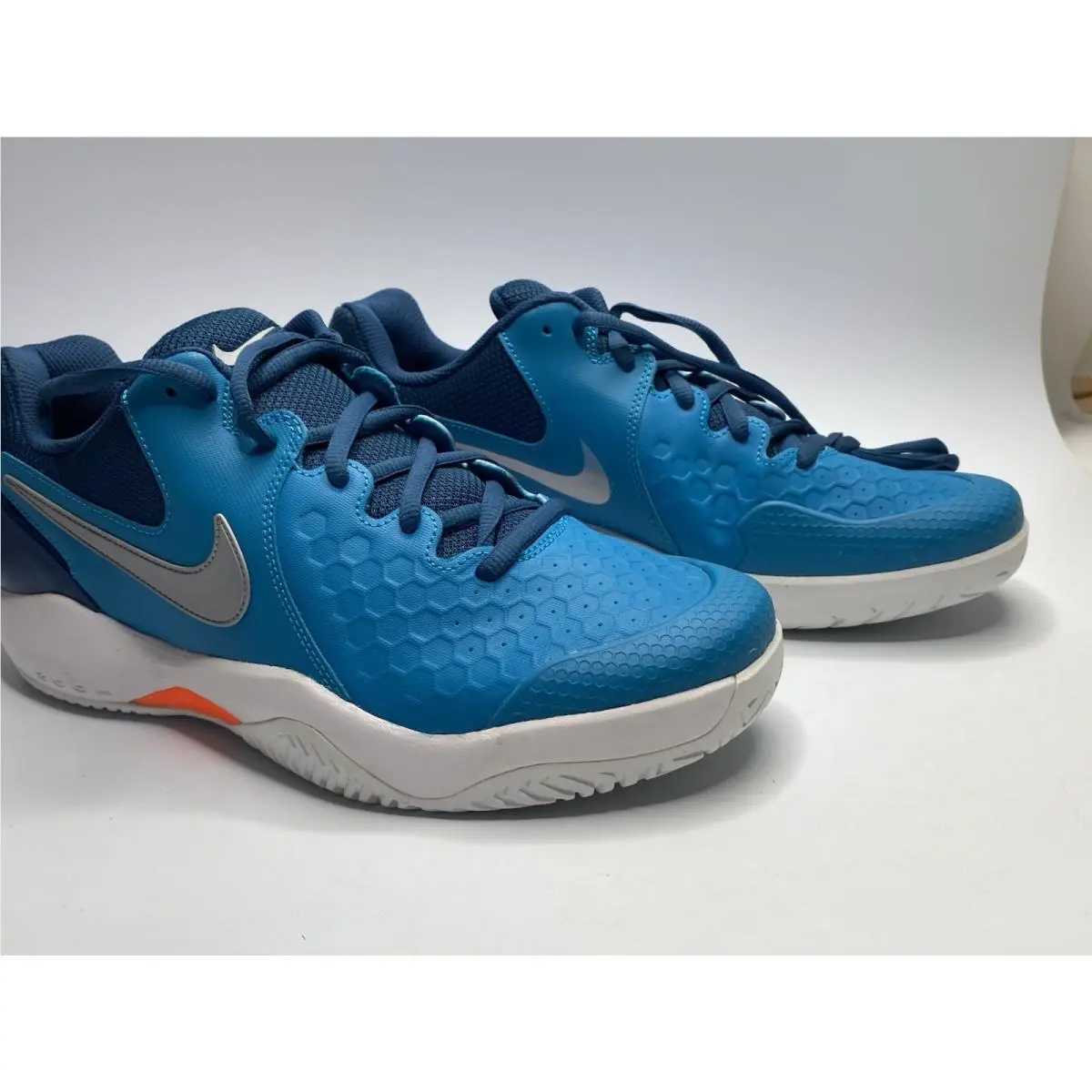 Nike shoes - New Nike Air Zoom Resistance - 918194400 - Neon Blue Turquoise, White, Silver Grey 8