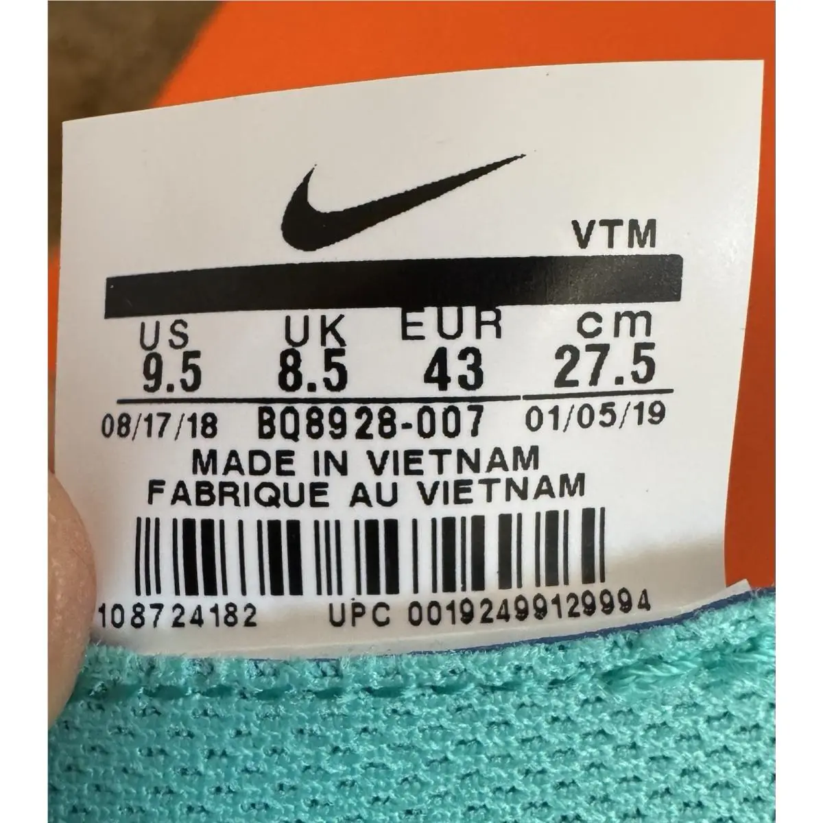 Nike shoes - Nike Epic React - Epic React - BQ8928-007 - Black (UPC: 0192499129994) 10
