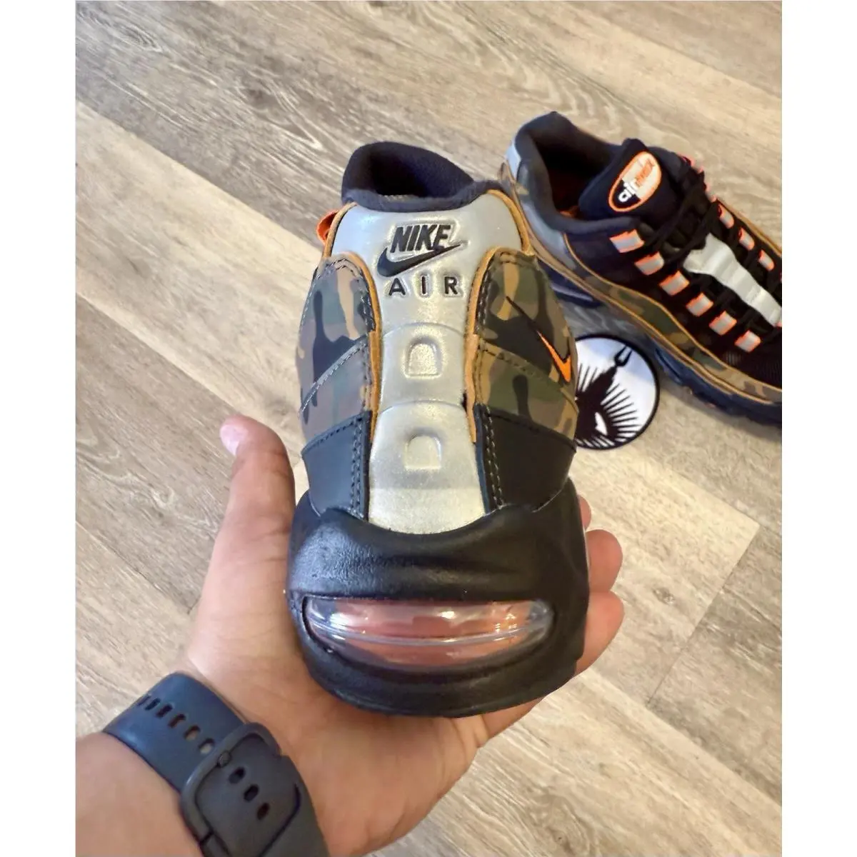 Nike shoes - Nike Air Max 95 OG - HQ1973-001 - Black/Safety Orange/Metallic Silver/Golden Beige/Cargo Khaki (UPC: 198481704316) 0