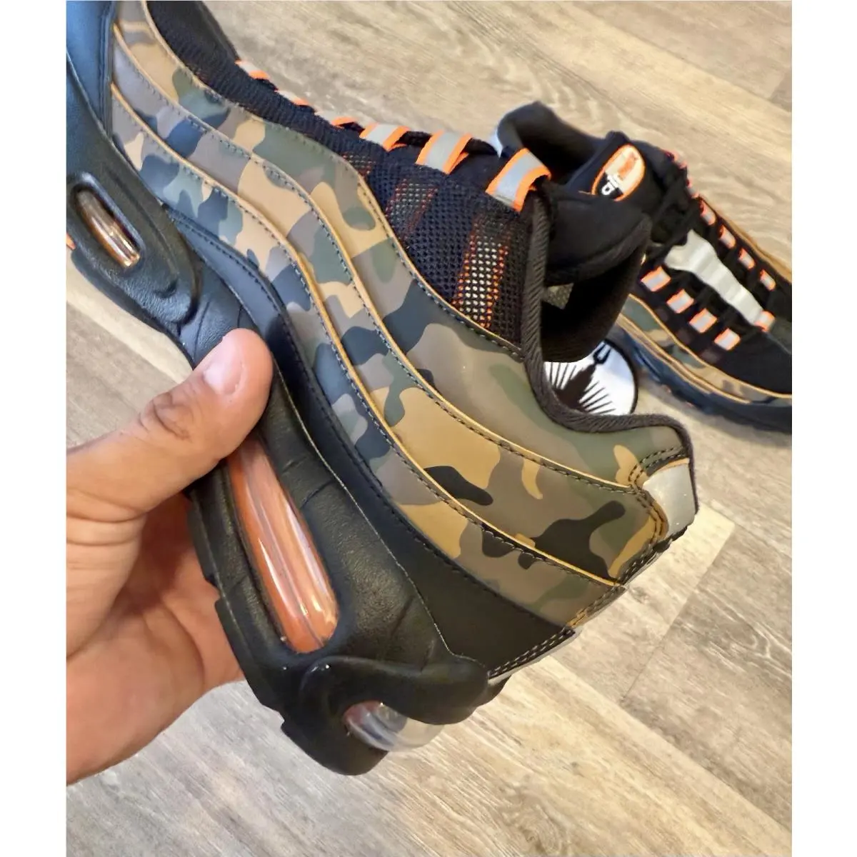 Nike shoes - Nike Air Max 95 OG - HQ1973-001 - Black/Safety Orange/Metallic Silver/Golden Beige/Cargo Khaki (UPC: 198481704316) 1