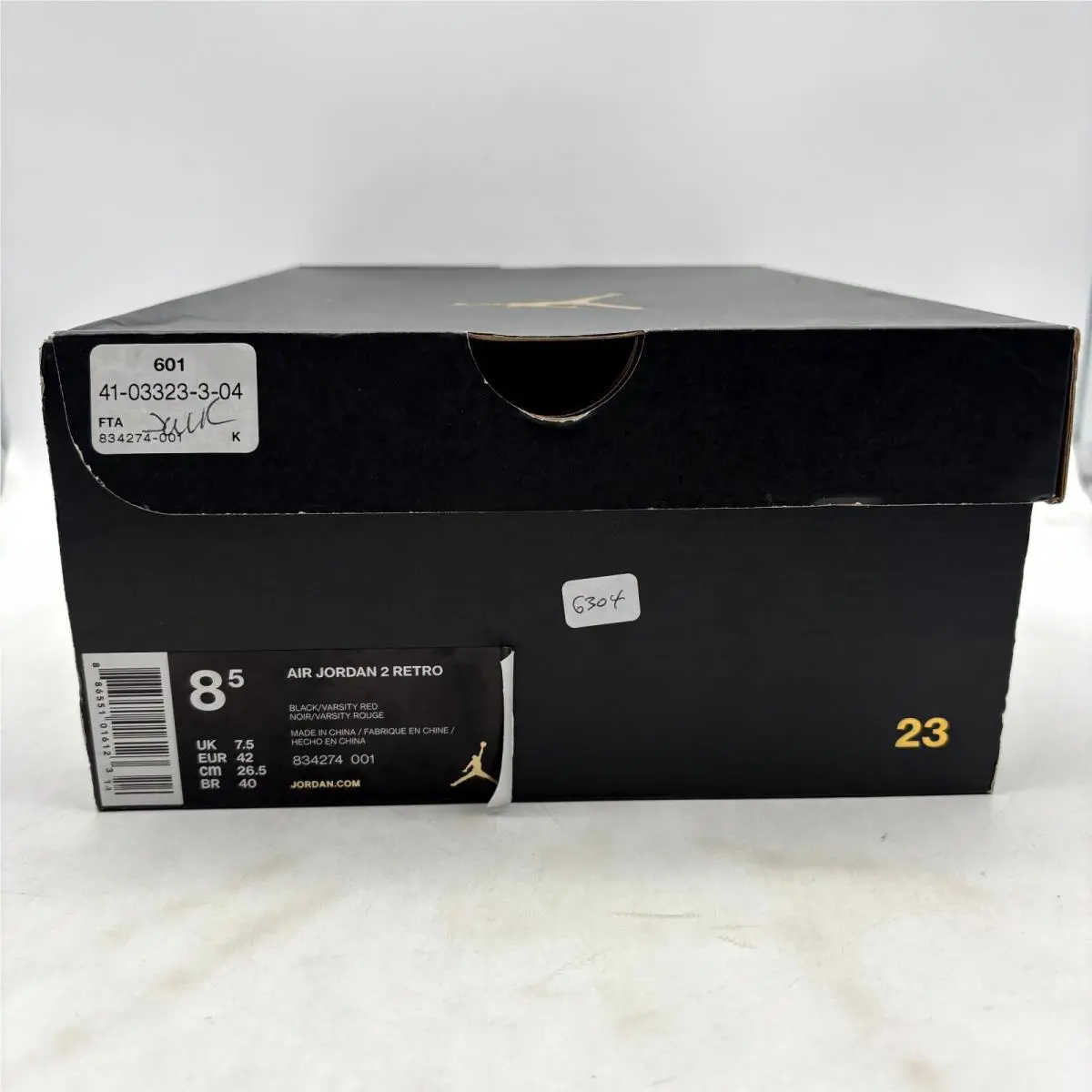 Nike shoes - Nike Air Jordan 2 Retro 834274-001 - 834274-001 - Black (UPC: 886551016123) 6
