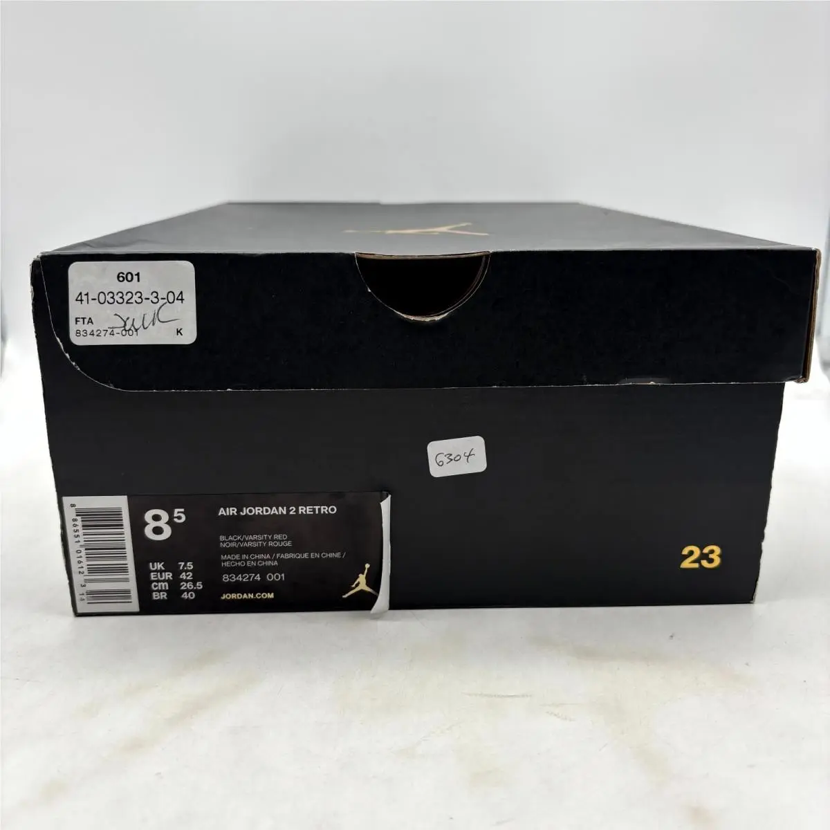 Nike shoes - Nike Air Jordan 2 Retro 834274-001 - 834274-001 - Black (UPC: 886551016123) 6