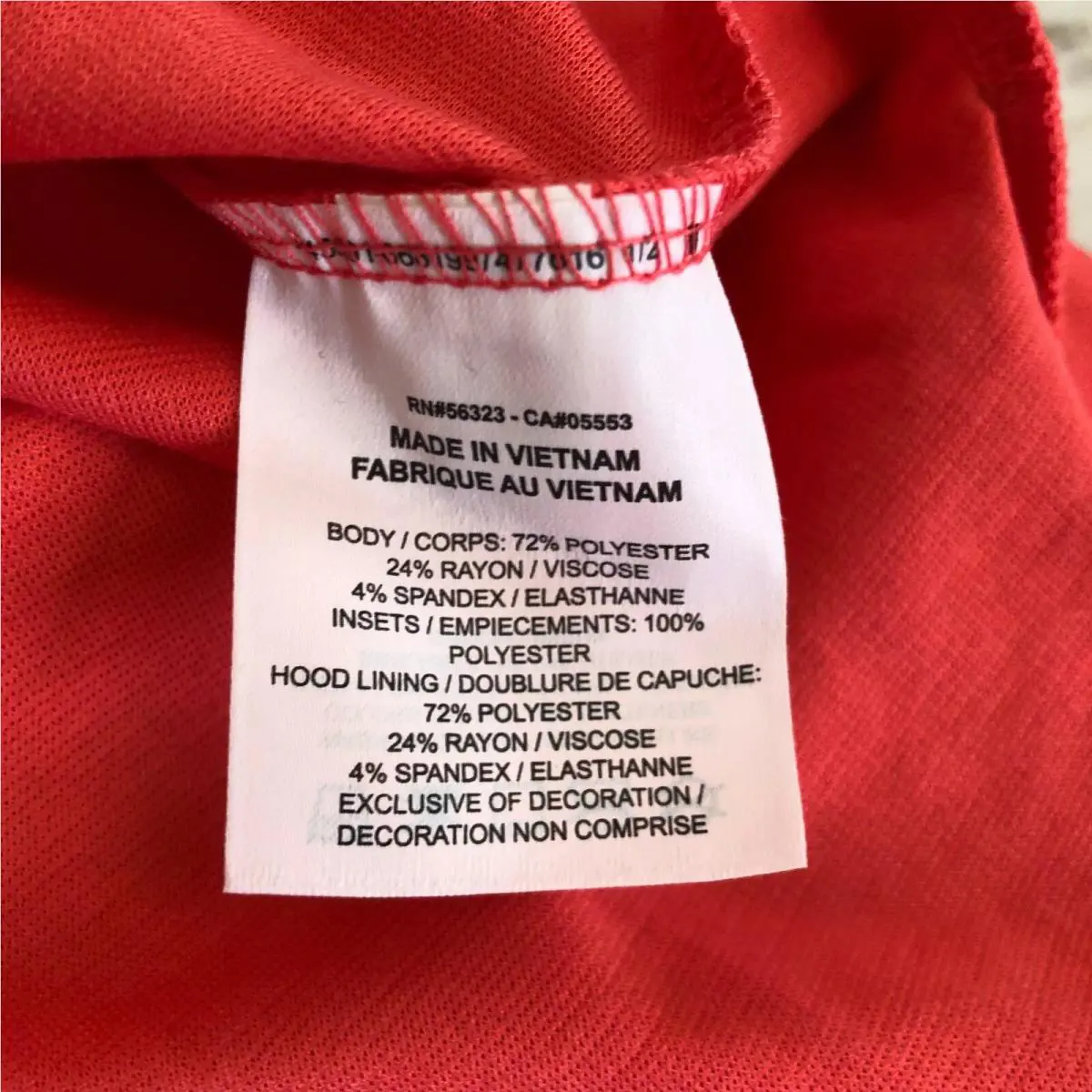 Nike clothing - Salmon (UPC: 191888678341) 2
