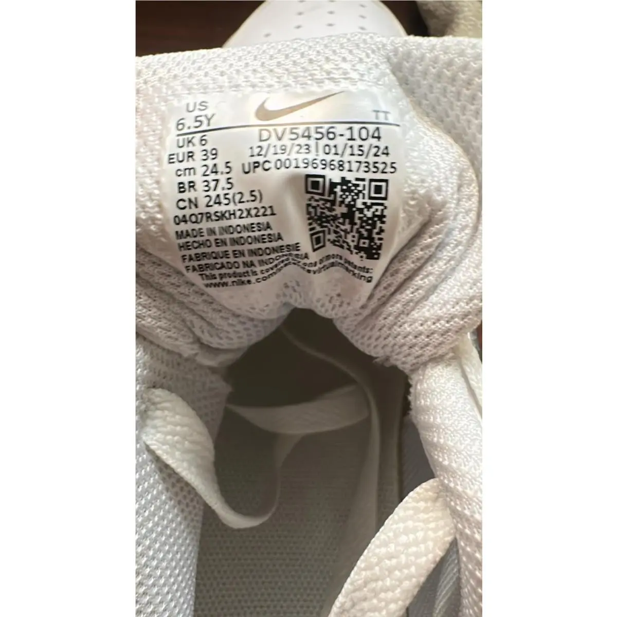 Nike shoes - Nike Court Borough - Court Borough - White (UPC: 196968173525) 9
