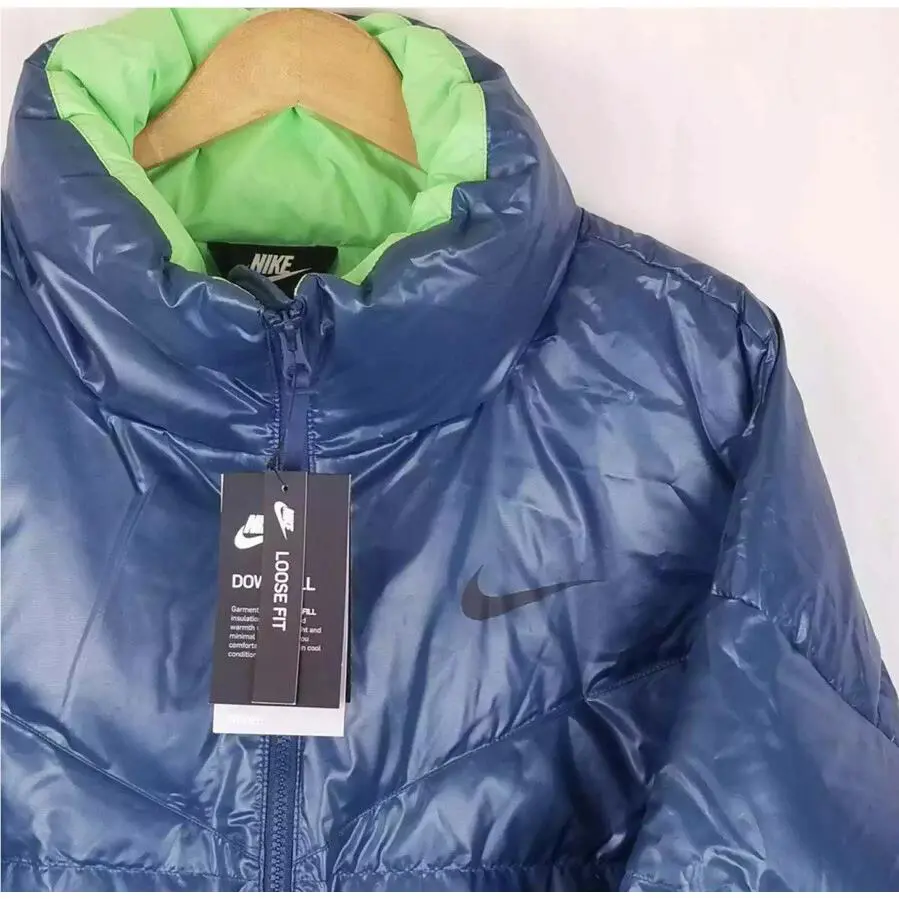 Nike clothing - Nike NSW Down-Fill Jacket - NSW Jacket - CU5813 460 - Blue/Green-Black 0