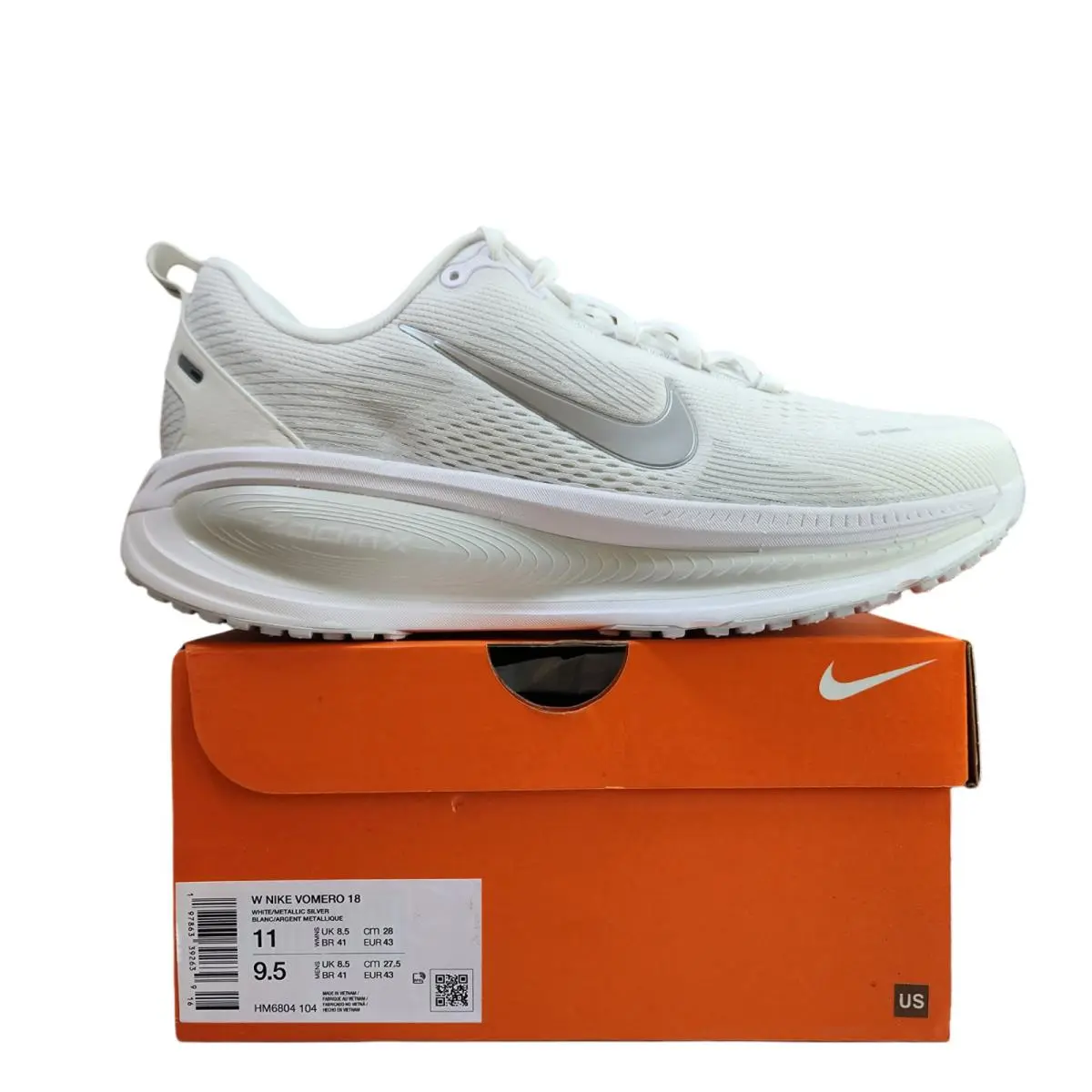 Nike shoes - Nike Vomero 18 - Vomero - HM6804-104 - White 13