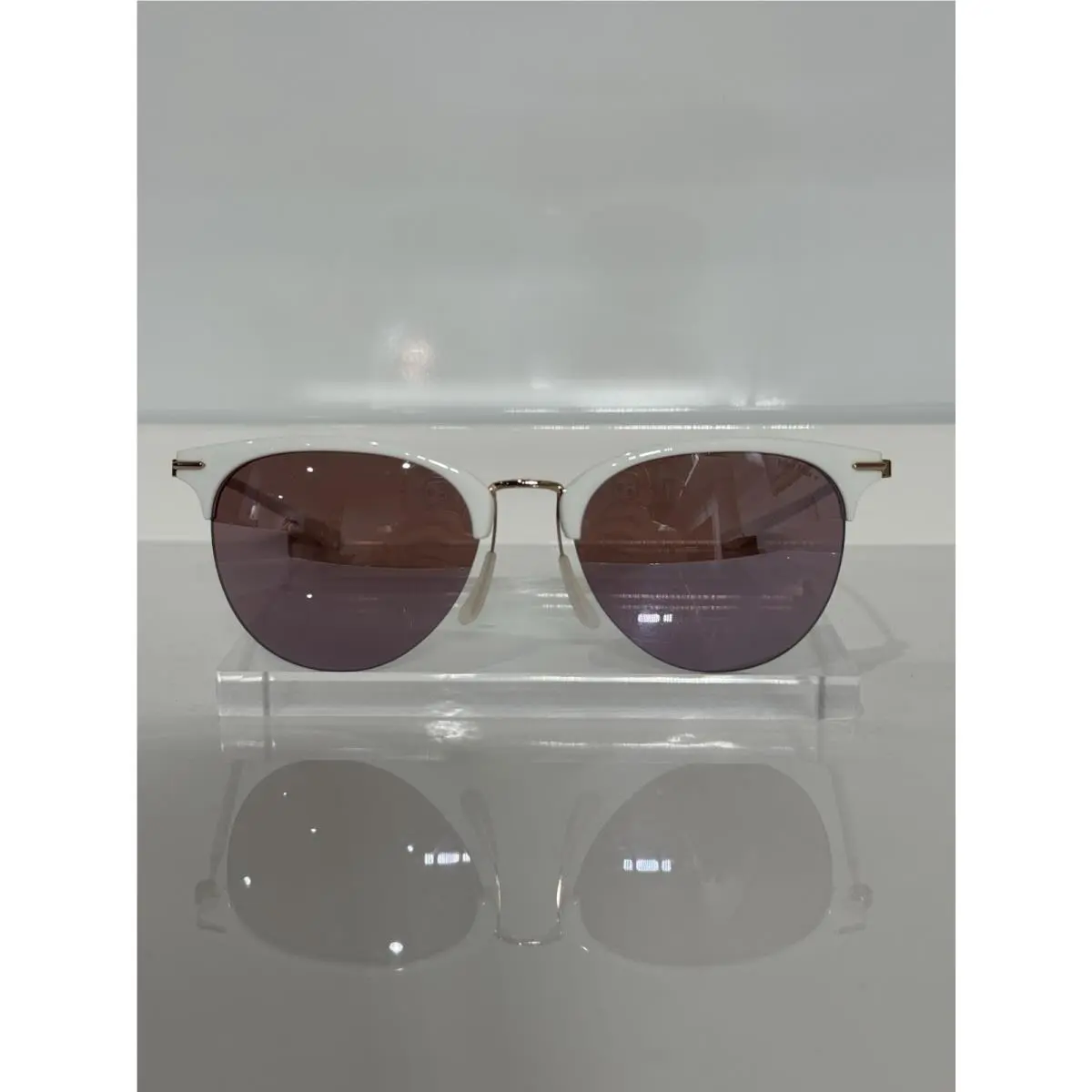 Nike Divote EV24039 101 Course Tint Summit White Semi-rimless Sunglasses